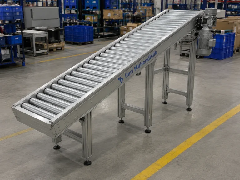galvaniz rulolu konveyor — uygulama görünümü 2