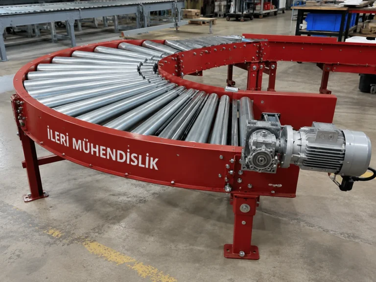 konik rulolu konveyor — uygulama görünümü 2