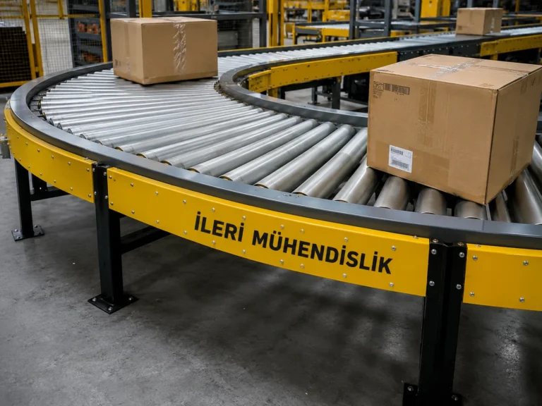 konik rulolu konveyor — uygulama görünümü 3